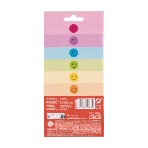 Apli Kids smiley stickers (1 sheet)