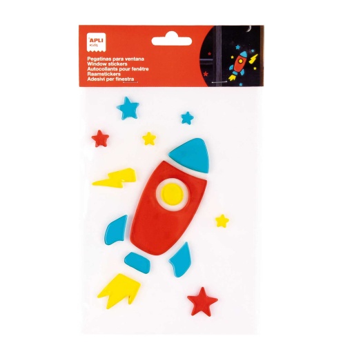 Apli Kids Jelly Rocket Stickers (1 sheet)