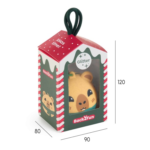 Monedero de silicona Miquelrius Back2Fun Xmas Time Capybara (en blíster)