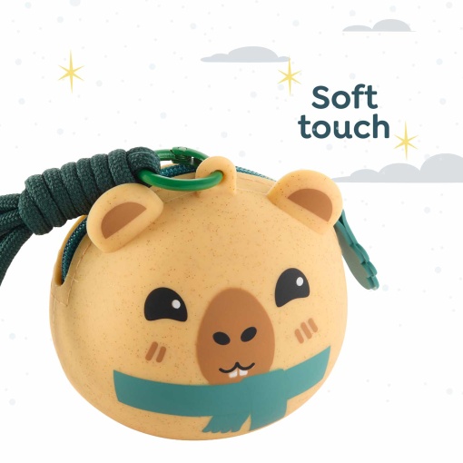 Monedero de silicona Miquelrius Back2Fun Xmas Time Capybara (en blíster)