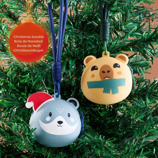 Monedero de silicona Miquelrius Back2Fun Xmas Time Capybara (en blíster)