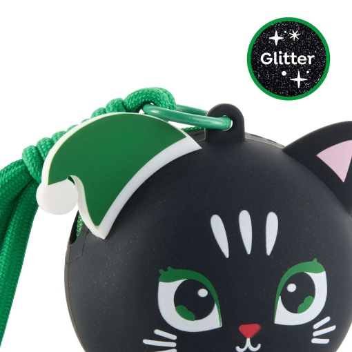 Monedero de silicona con diseño de gato navideño de Miquelrius Back2Fun (en blíster)
