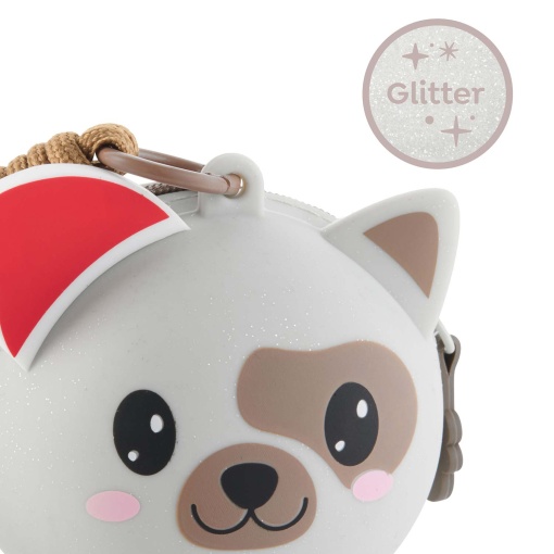 Monedero de silicona con forma de perro de Miquelrius Back2Fun (en blíster)