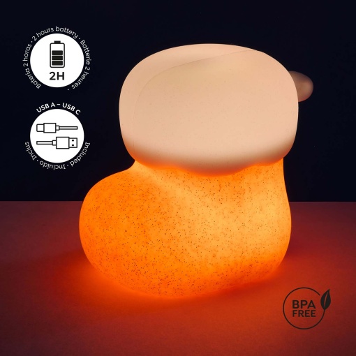 Mini luz de presença em silicone Miquelrius Back2Fun Xmas Time bota