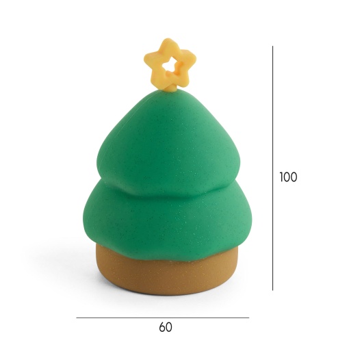 Mini luz de presença em silicone Miquelrius Back2Fun Xmas Time árvore de natal
