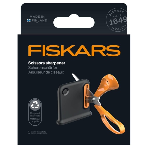 Fiskars black scissor sharpener