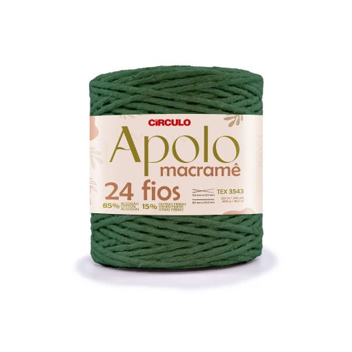 Círculo Apolo Macrame 225m 800g military macrame cord 5368