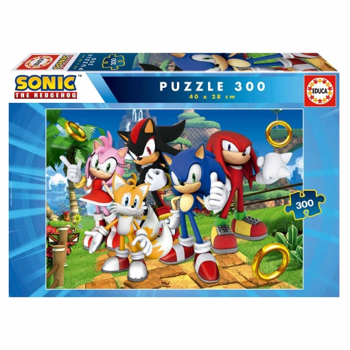 Rompecabezas educativo Sonic de 300 piezas