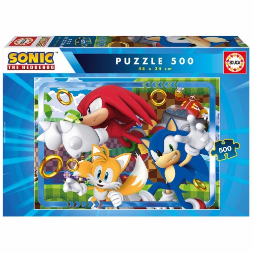 Rompecabezas educativo Sonic de 500 piezas