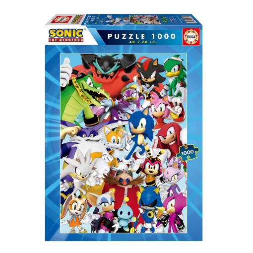 Rompecabezas educativo Sonic de 1000 piezas