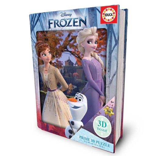 Puzzle Educa 300 pieces Prime 3D Lenticular Book Tin Disney Frozen