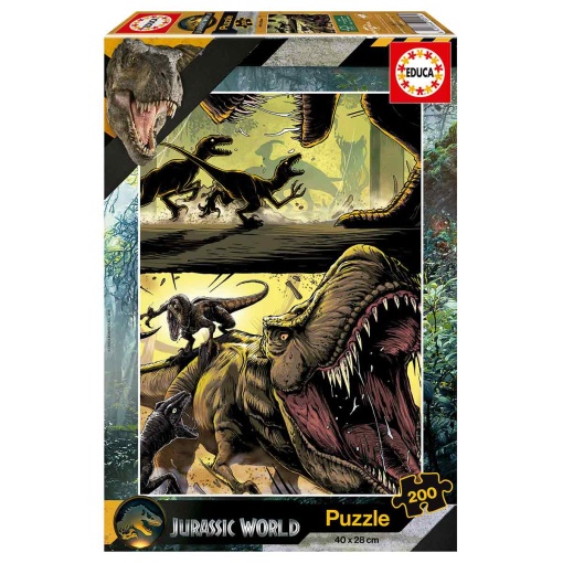Puzzle Educa 200 peças Jurassic World