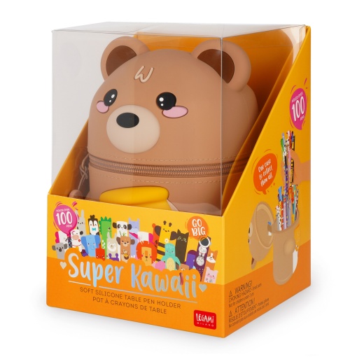 Estojo de silicone Legami Super Kawaii Urso 2
