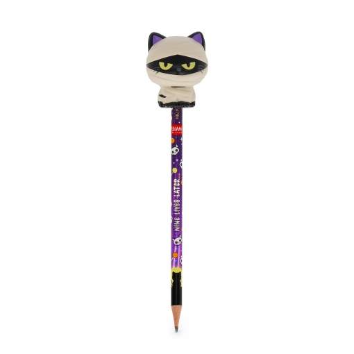 Graphite pencils with squishy Legami Halloween Squeezies Cat "Nine Lives Later..." HB No. 2 9
