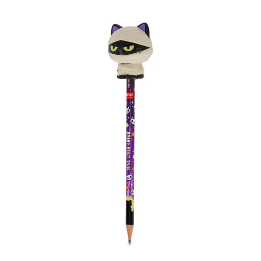 Graphite pencils with squishy Legami Halloween Squeezies Cat "Nine Lives Later..." HB No. 2 9