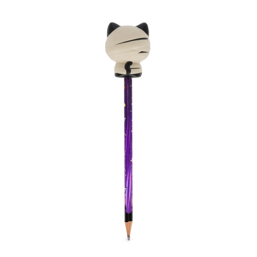 Graphite pencils with squishy Legami Halloween Squeezies Cat "Nine Lives Later..." HB No. 2 9