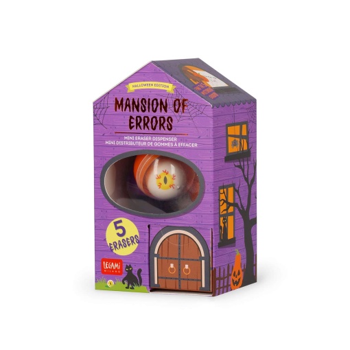 Mini eraser dispenser Legami Halloween Mansion of Errors 1