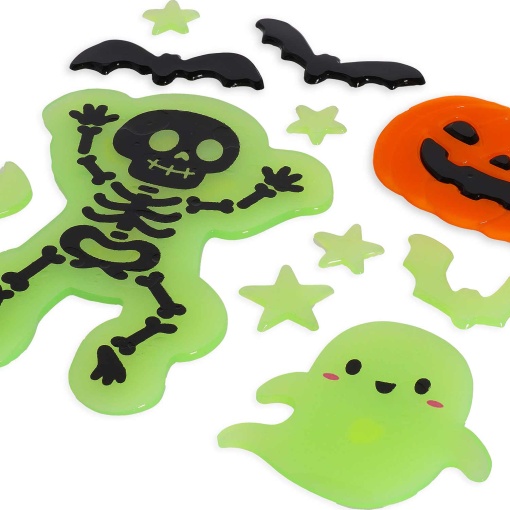 Legami Halloween Window-Glow Gel Window Stickers Glow in the Dark (11 units) 1