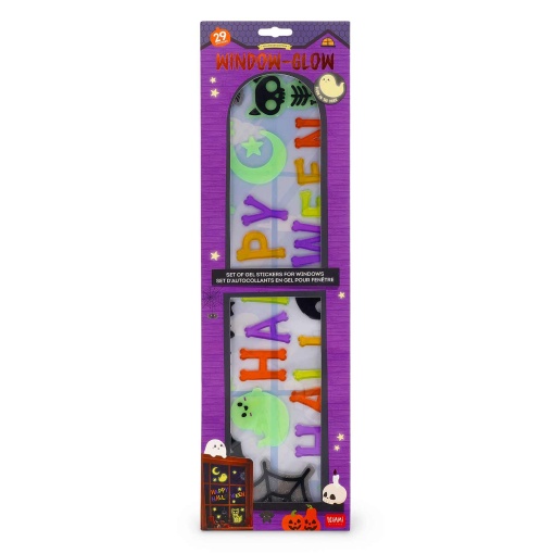 Legami Halloween Window-Glow Gel Window Stickers Glow in the Dark (29 units) 3