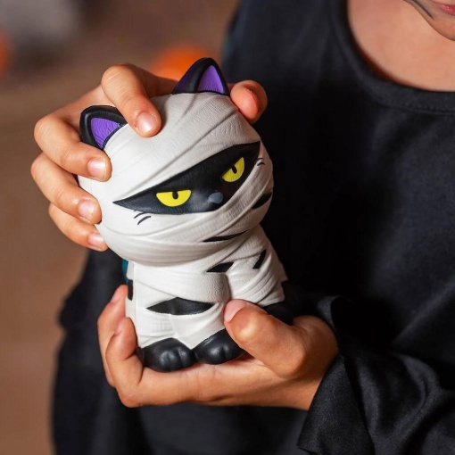 Squishy Legami Halloween Stress Less Gato Múmia 20
