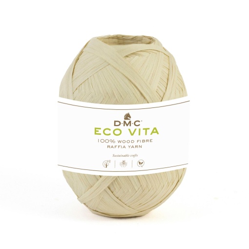 Fio de crochet DMC Eco Vita Raffia 50g natural 032
