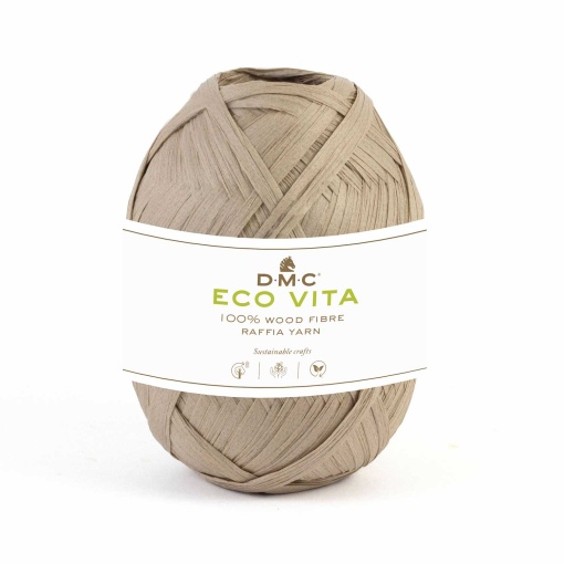 Fio de crochet DMC Eco Vita Raffia 50g areia 03