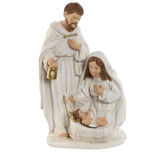 Holy Family in resin. Item 26cm.