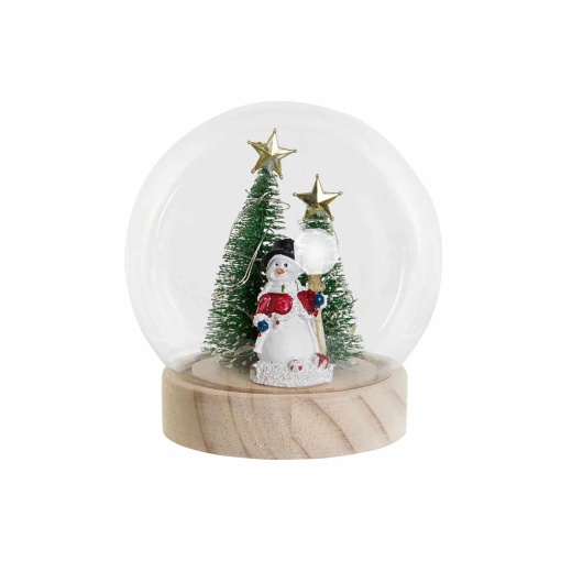 Snow globe, snowman item, 12cm.
