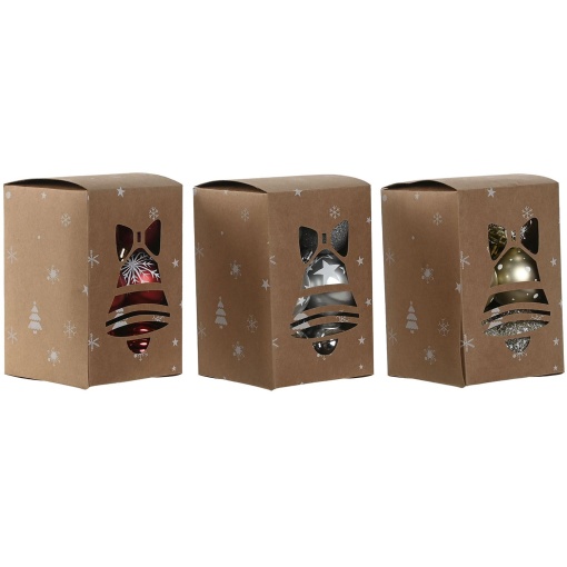 Conjunto bolas de natal Item 12 peças sortido