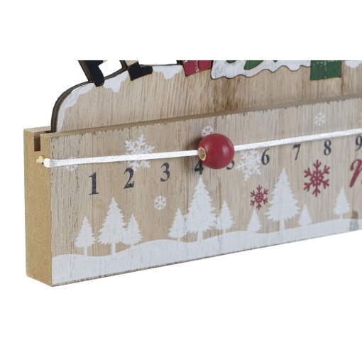 Calendário do advento em MDF Item 45x19cm sortido