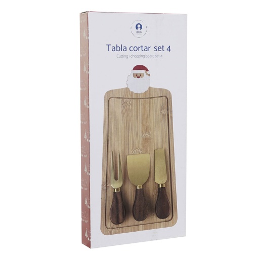 Bamboo cutting board, item 33x15cm, 4 pieces.