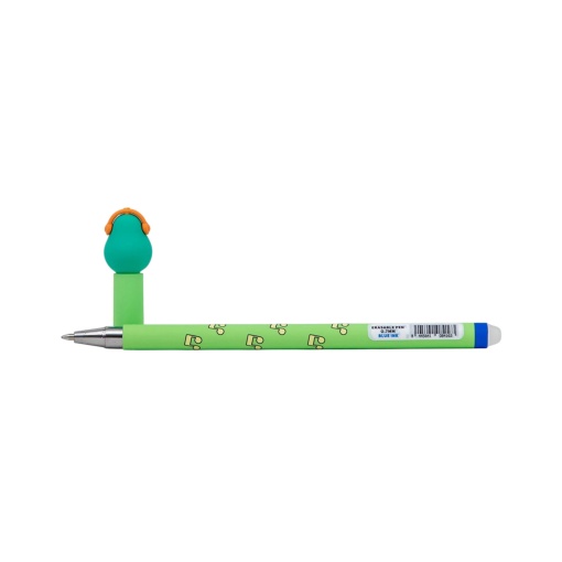Erasable Mr. Wonderful Bo-Bo avocado pen with headphones "Soft Look, Strong Vibe"