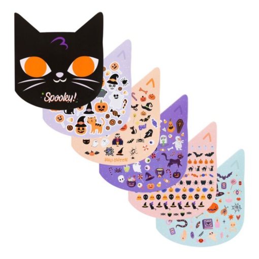Spooky cat sticker book