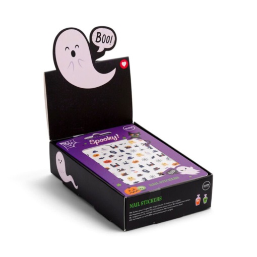 Spooky nail stickers