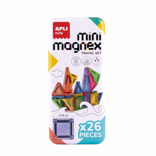 Mini Magnex Travel Set 26 peças Apli Kids