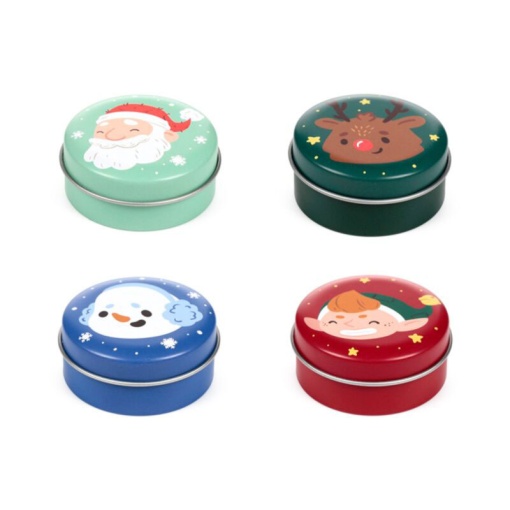 Bálsamo labial em lata Jingle Bunch sortido