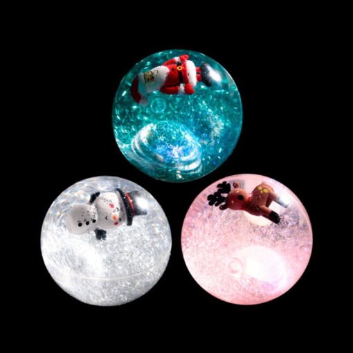 Bola saltitona com luz Jingle Bunch sortido