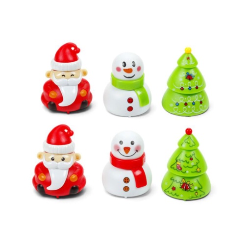 Boneco pull back Festive Friends surpresa