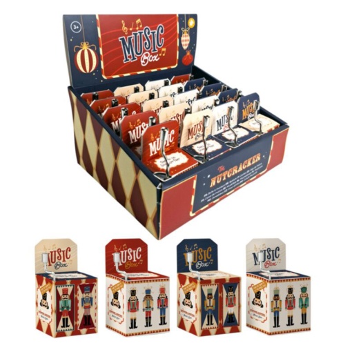 Surtido de cajas de música Cascanueces de Jingle Bunch