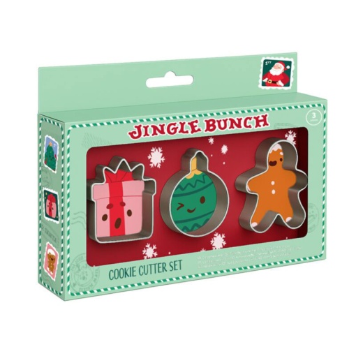 Cortador de galletas Jingle Bunch (3 piezas)