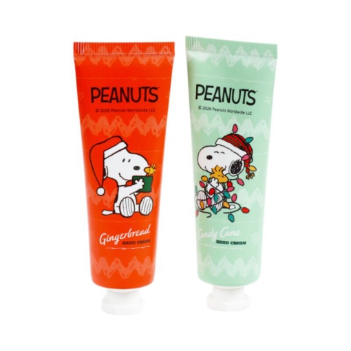 Creme hidratante para mãos Peanuts Snoopy & Woodstock natal 30ml sortido