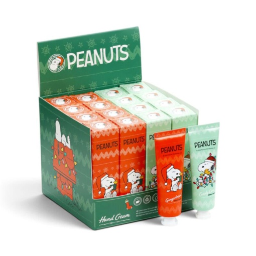 Crema hidratante de manos navideña de Peanuts Snoopy y Woodstock, 30 ml, surtido