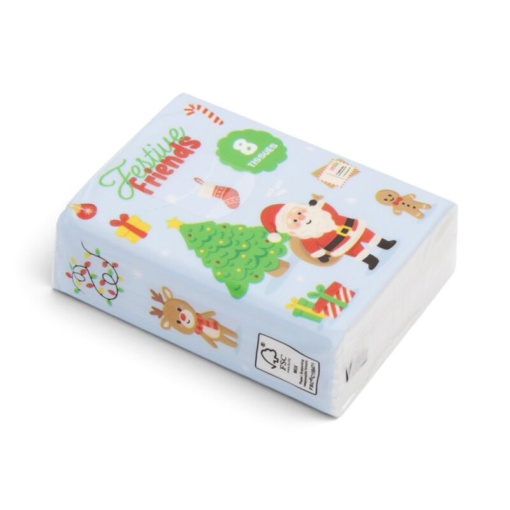 Lenços de papel Festive Friends (8 unidades)