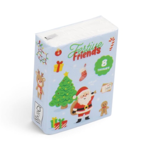 Lenços de papel Festive Friends (8 unidades)