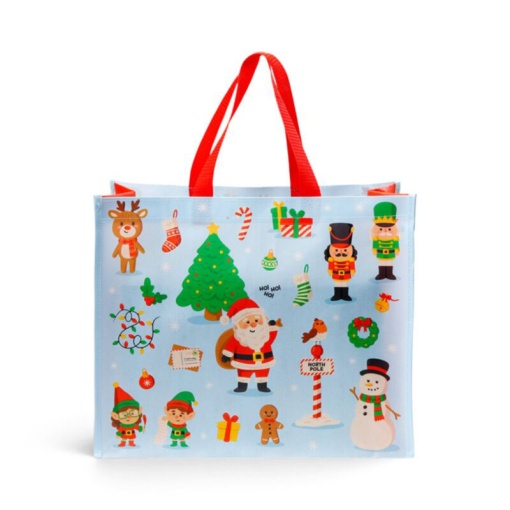 Bolsa reutilizable Festive Friends de 33x40x17 cm.