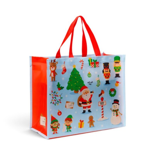 Bolsa reutilizable Festive Friends de 33x40x17 cm.