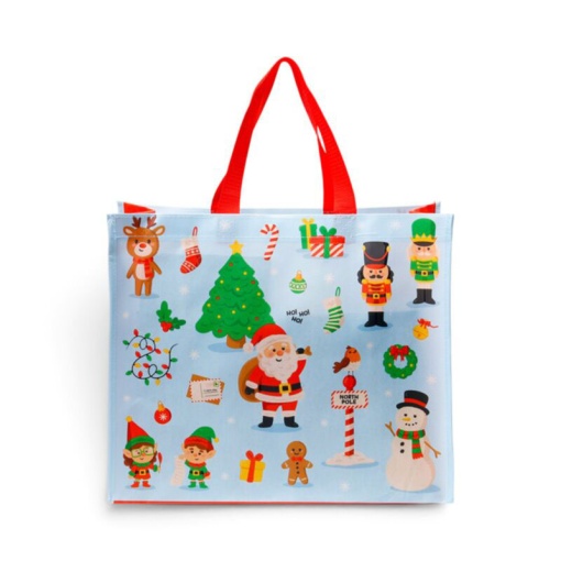 Bolsa reutilizable Festive Friends de 33x40x17 cm.