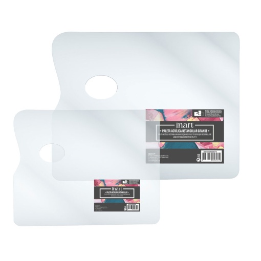 Inart standard rectangular acrylic palette 24x30cm