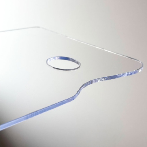 Large rectangular acrylic palette by Inart, 32x38cm.