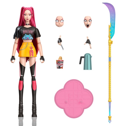 K-Pop Demon Hunters Mira con manos, caras y accesorios intercambiables Mattel JRY31